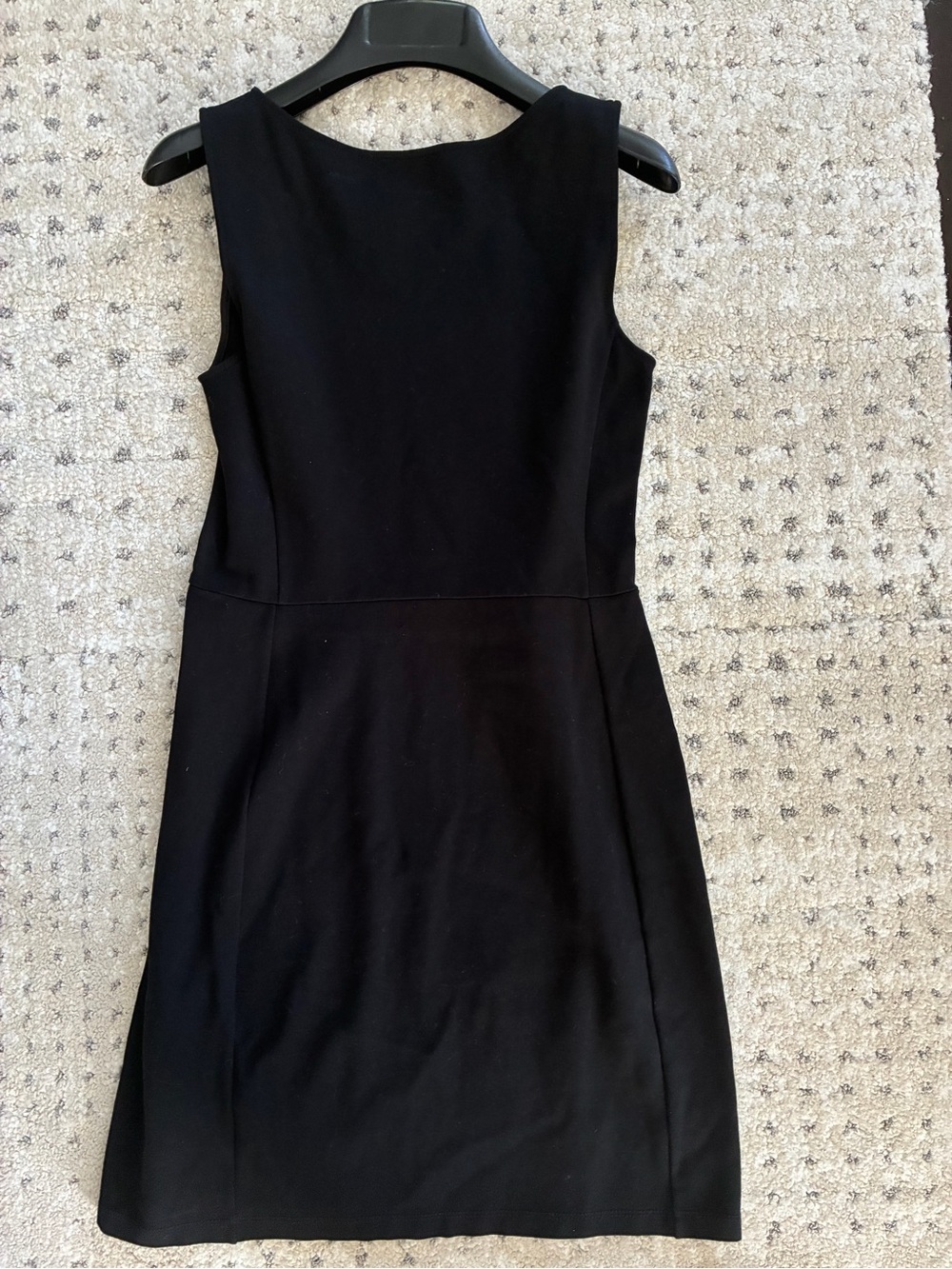 Theory Black Sleeveless Sheath Dress